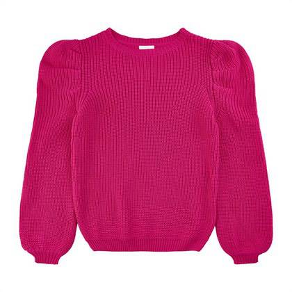 The New strik trøje - hot pink